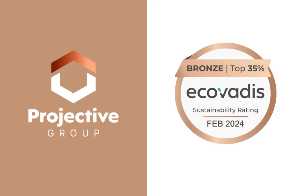 Projective Group awarded Bronze EcoVadis medal and placed in top 16% of management consultancies blogpost cover