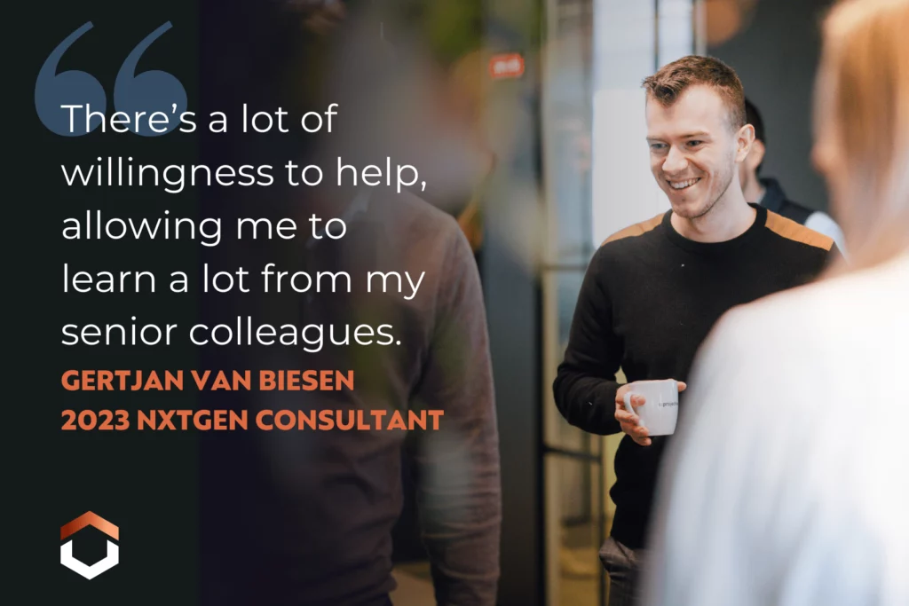 Becoming a Projective Group NXTGen consultant - Quote Gertjan
